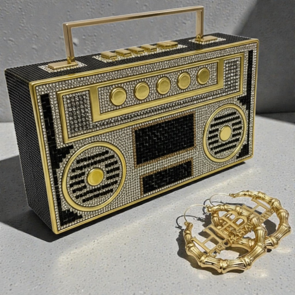 Hip-Hop Beauty Circa 1973™ Bamboo Door Knocker Earrings LIMITED EDITION